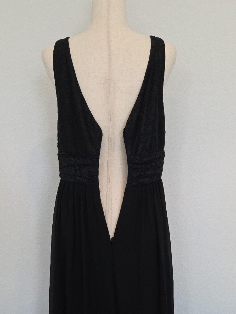 Ever Pretty Black V-Neck Empire Waist Maxi Dress - Picture 6 of 11